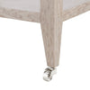 LUTHER SIDE TABLE, TAUPE GRAY