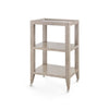 LUTHER SIDE TABLE, TAUPE GRAY