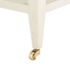 LYSANDRA SIDE TABLE, CANVAS CREAM