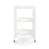 LYSANDRA SIDE TABLE, CHIFFON WHITE