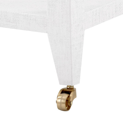 LYSANDRA TEA TABLE, CHIFFON WHITE