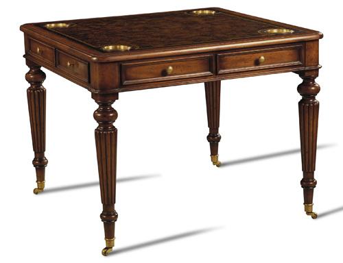 Mahogany Games Table - Salisbury &amp; Manus