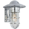 Marine Indoor/Outdoor Wall Light in Chrome with Clear Glass - Salisbury & Manus