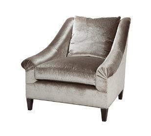 Marquette Loose Back Exposed Leg Chair - Salisbury &amp; Manus