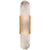 Melange Elongated Sconce in Antique-Burnished Brass with Alabaster - Salisbury & Manus