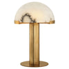 Melange Table Lamp in Antique-Burnished Brass with Alabaster - Salisbury & Manus