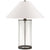 Modern Table Lamp in Bronze with White Paper Shade - Salisbury & Manus