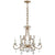 Montmartre Medium Chandelier in Hand-Rubbed Antique Brass with Crystal - Salisbury & Manus