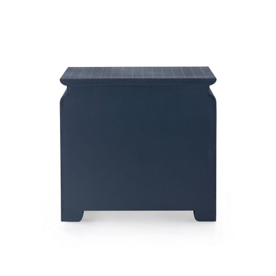 MUNGO 3-DRAWER SIDE TABLE, STORM BLUE