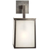 Ojai Large Sconce in Bronze with Frosted Glass - Salisbury & Manus