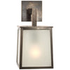 Ojai Small Sconce in Bronze with Frosted Glass - Salisbury & Manus