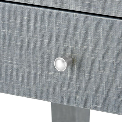 OLIVIA 1-DRAWER SIDE TABLE, WASHED WINTER GRAY