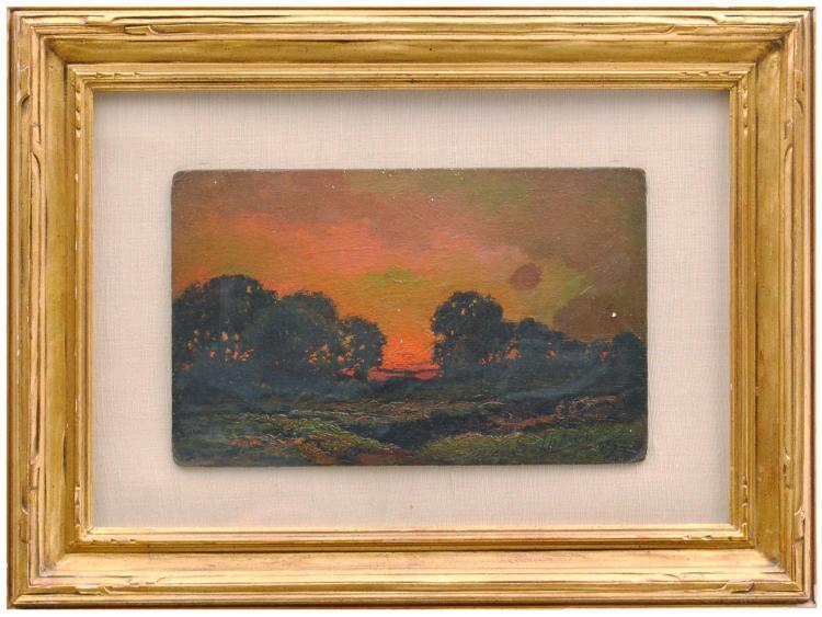 Original Oil on Board, Artist Lebrun Jenkins (1876-1952) - Salisbury &amp; Manus