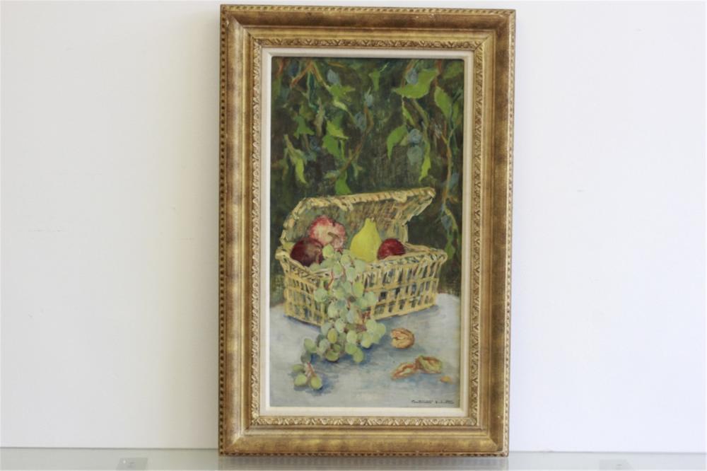 Original Oil on Canvas, Antoinette Schulte, American (1897-1981) O/C Dated - Salisbury & Manus