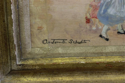 Original Oil on Canvas, Antoinette Schulte, American (1897-1981) - Salisbury & Manus