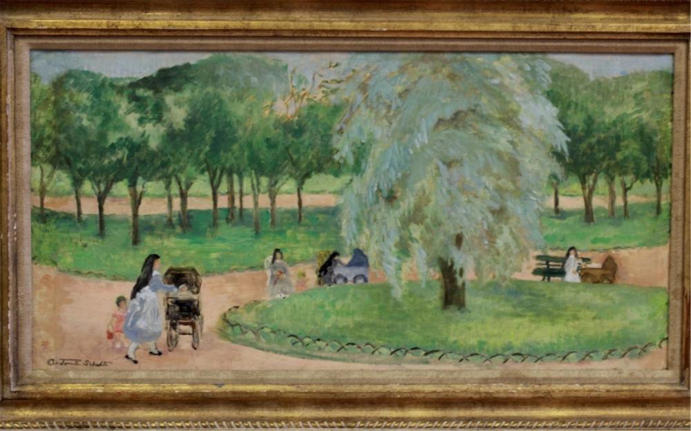 Original Oil on Canvas, Antoinette Schulte, American (1897-1981) - Salisbury & Manus