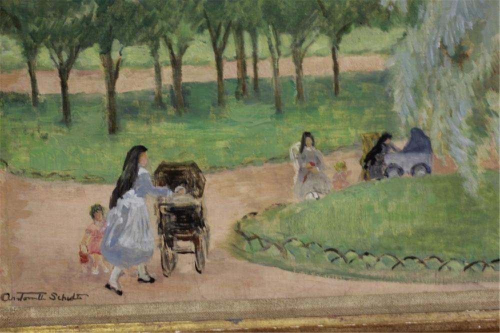 Original Oil on Canvas, Antoinette Schulte, American (1897-1981) - Salisbury & Manus