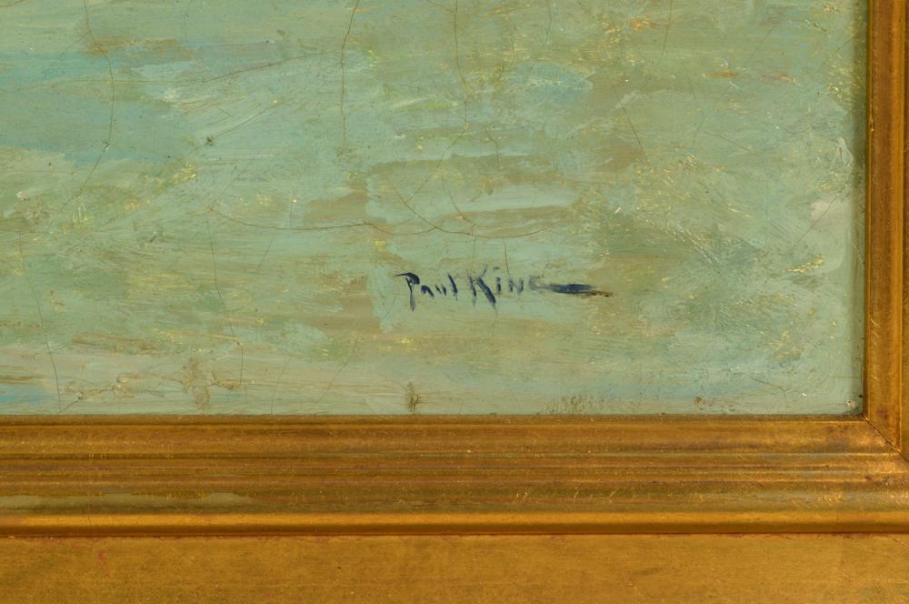 Original Oil on Canvas, Artist Paul Bernard King (1867-1947) - Salisbury & Manus