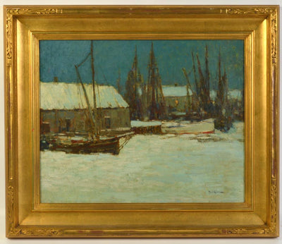 Original Oil on Canvas, Artist Paul Bernard King (1867-1947) - Salisbury & Manus