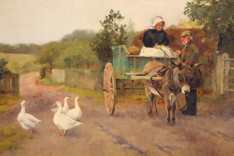 Original Oil on Canvas, Emma Louise Hardman (1885-1935) - Salisbury & Manus