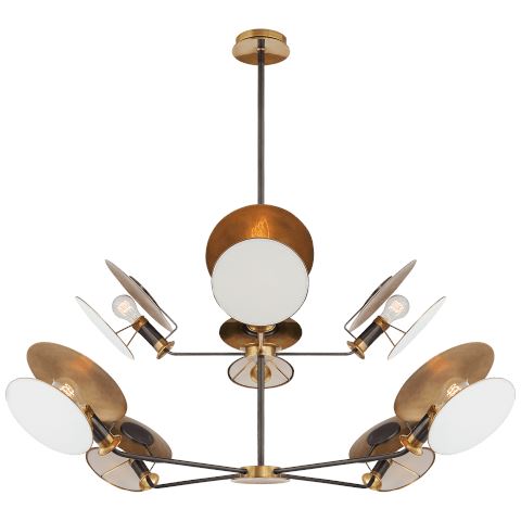 Osiris Large Reflector Chandelier - Salisbury & Manus