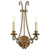Oslo Sconce in Gilded Iron with Clear Glass - Salisbury & Manus