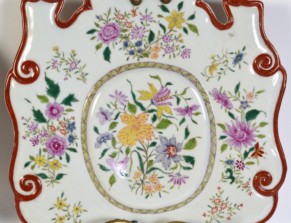 Pair of Porcelain & Bronze Wall Sconces - Salisbury & Manus