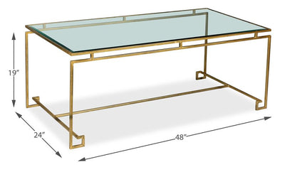 Parallel Lines Cocktail Table - Salisbury & Manus