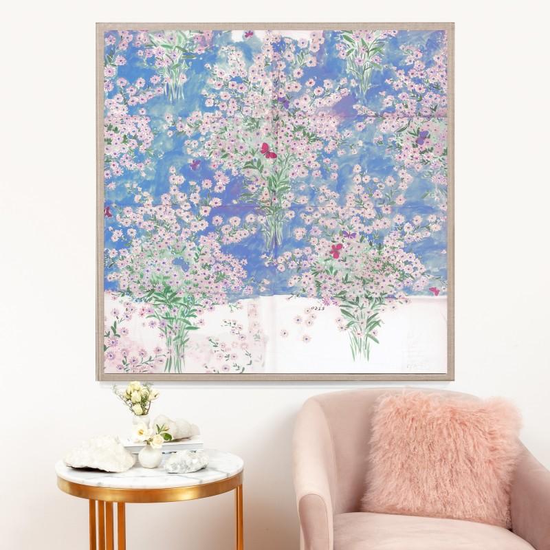 Paule Marrot, Papillons Et Margeurites Framed Artwork - Salisbury & Manus