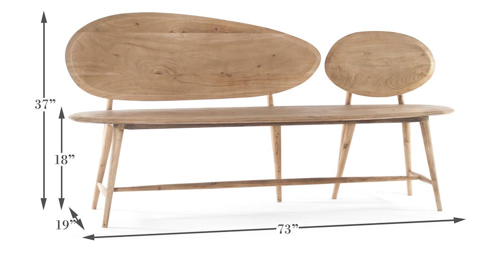 Pebble Bench - Salisbury & Manus