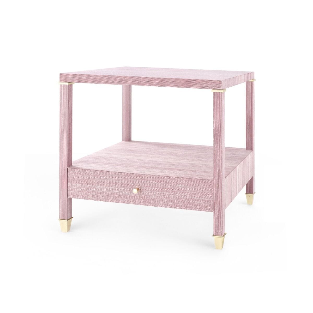 PEDRO 1-DRAWER SIDE TABLE, RASPBERRY SHIMMER
