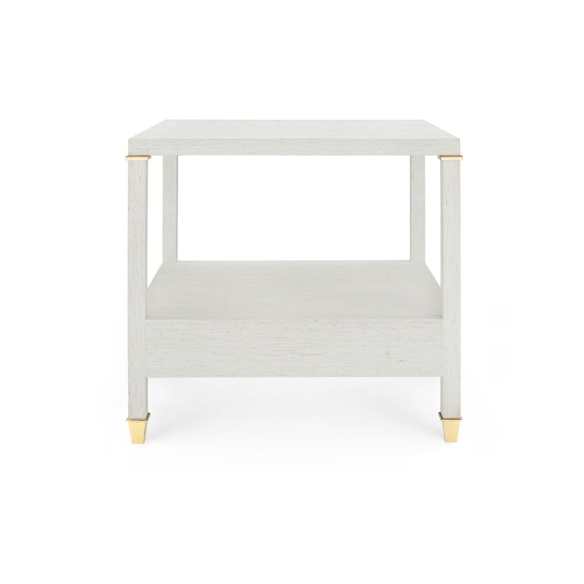 PEDRO 1-DRAWER SIDE TABLE, SILVER SHIMMER