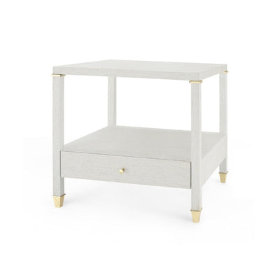 PEDRO 1-DRAWER SIDE TABLE, SILVER SHIMMER