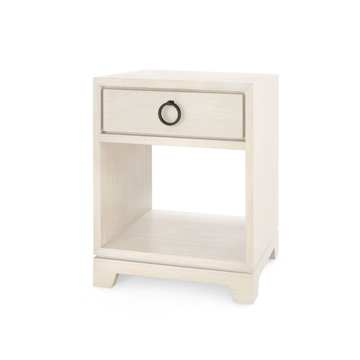 PEPPERDINE 1-DRAWER SIDE TABLE, BLANCHED OAK