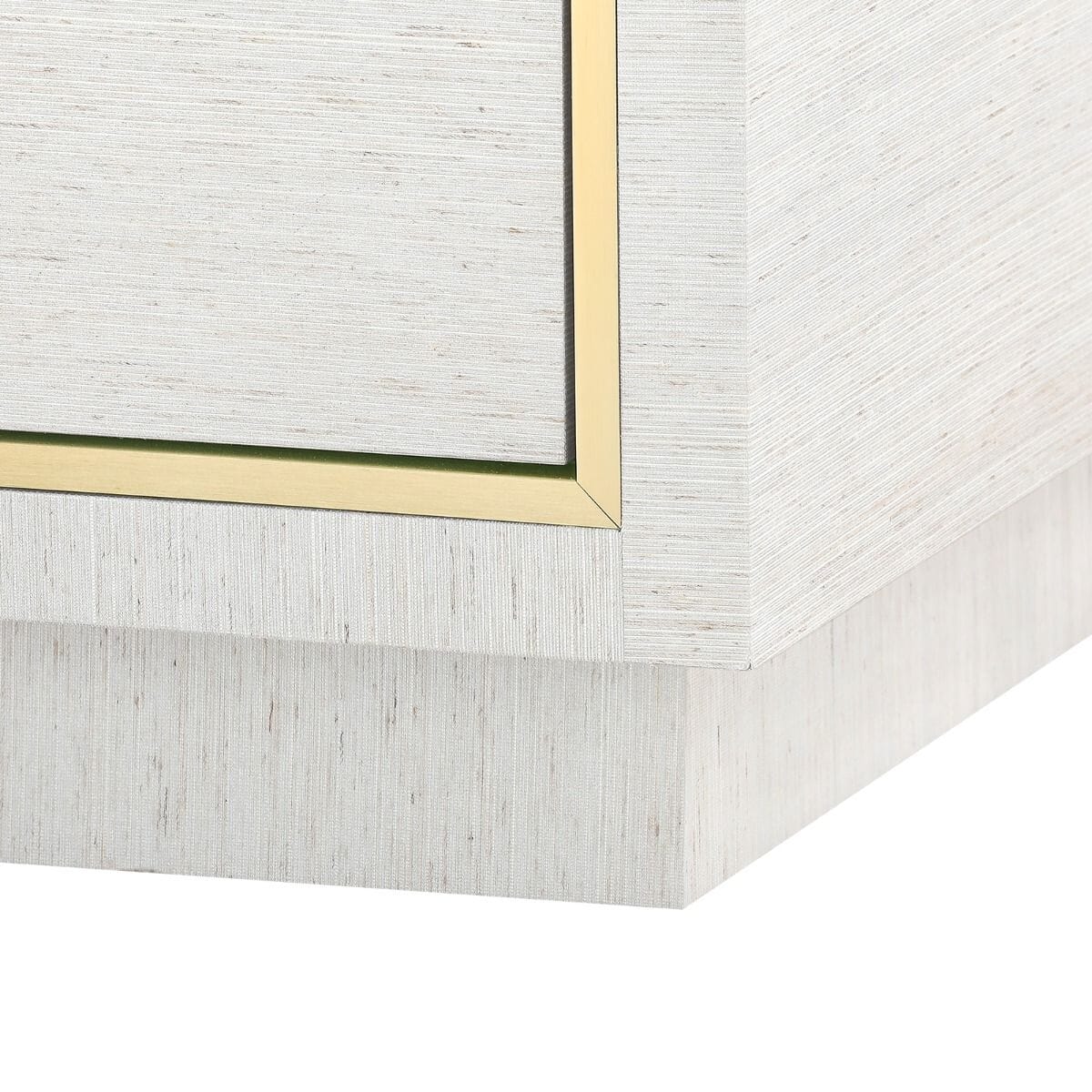 PETER 2-DRAWER SIDE TABLE, SILVER SHIMMER