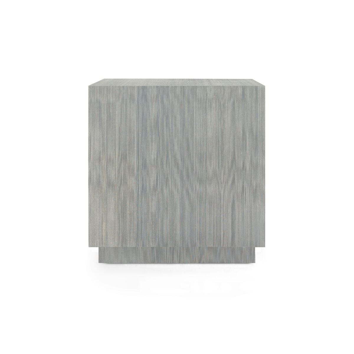 PETER 2-DRAWER SIDE TABLE, SLATE BLUE SHIMMER