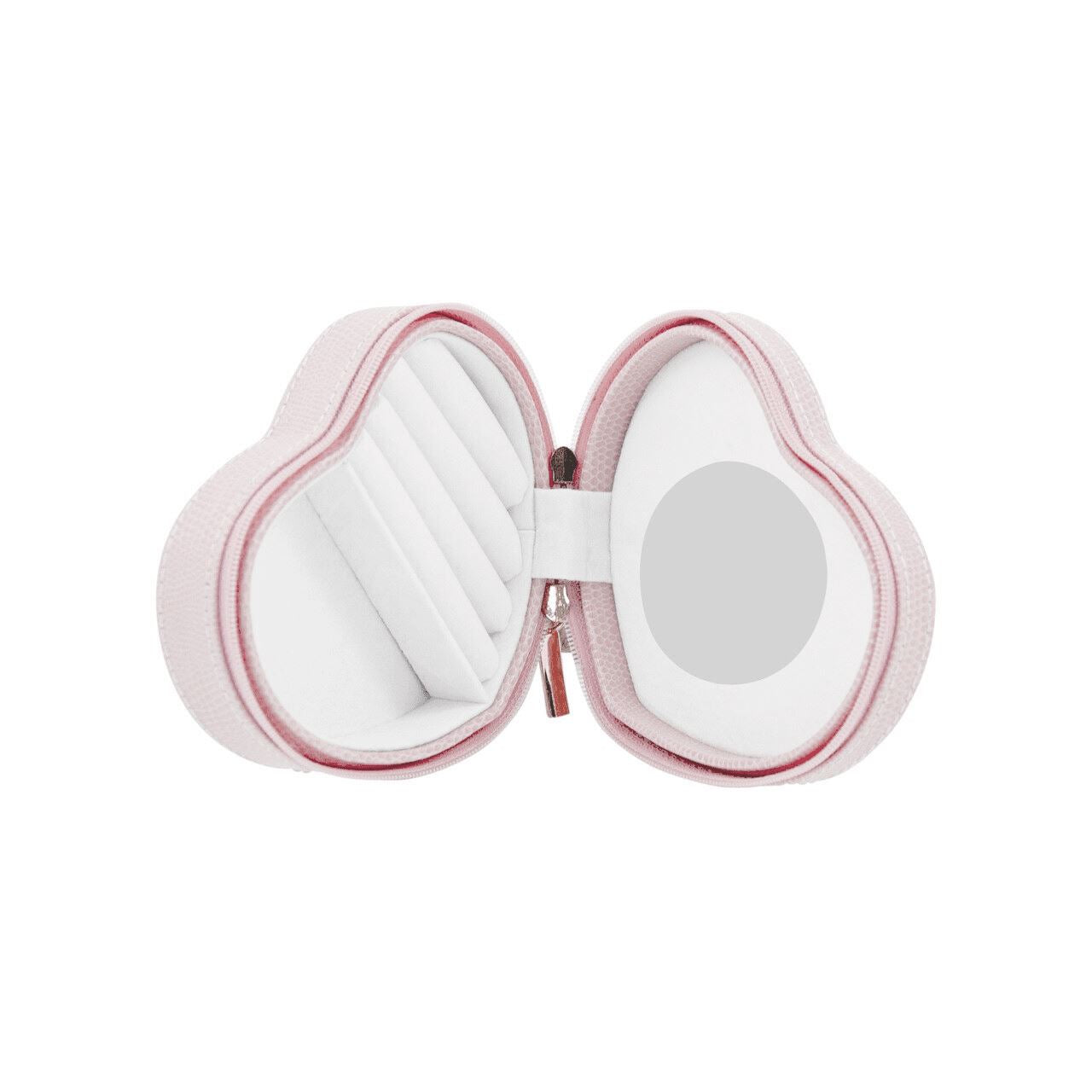 Pink Lizard Heart Shaped Jewelry Box - Salisbury & Manus