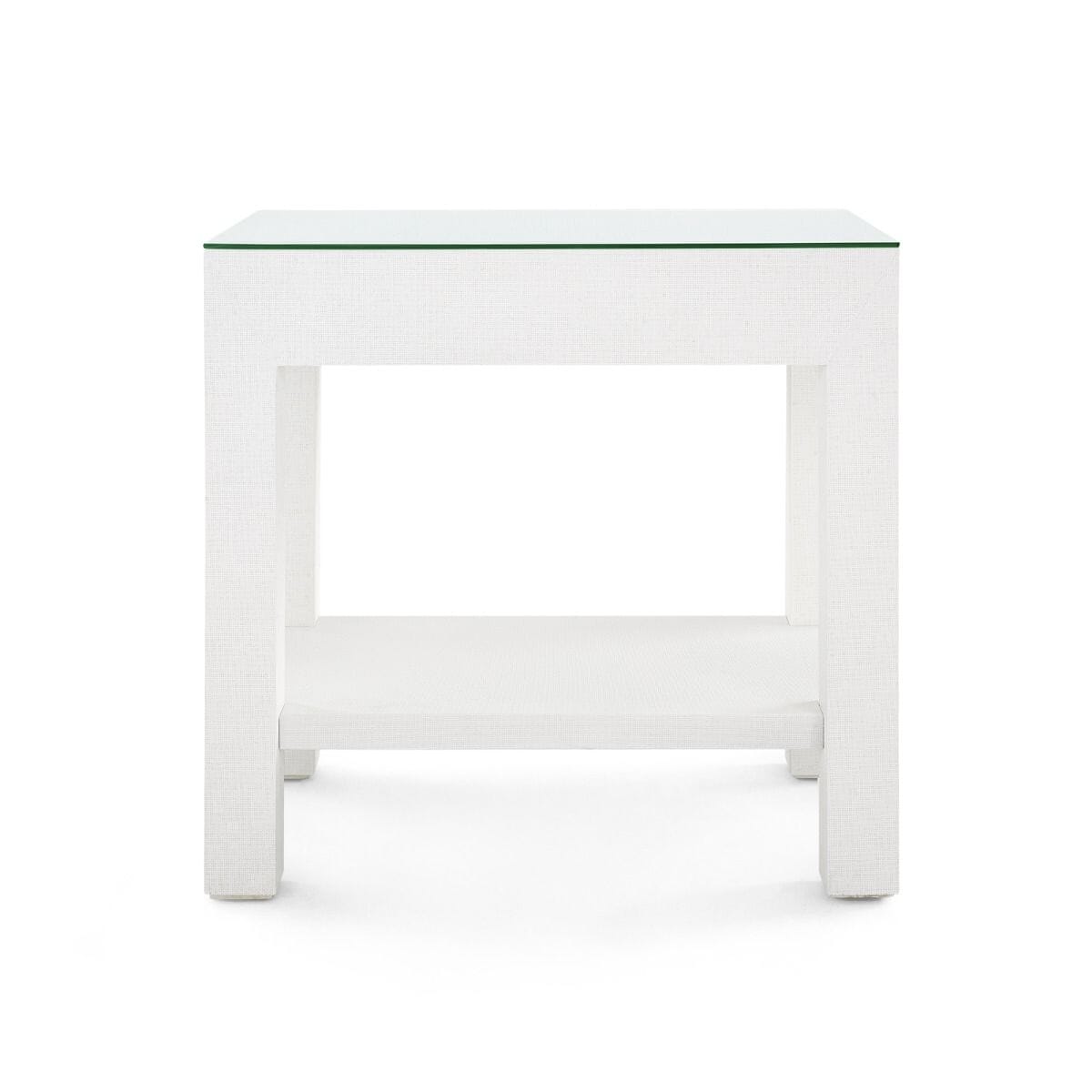 PRENTISS 1-DRAWER SIDE TABLE, WHITE