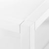 PROVIDENCE 1-DRAWER SIDE TABLE, WHITE PEARL
