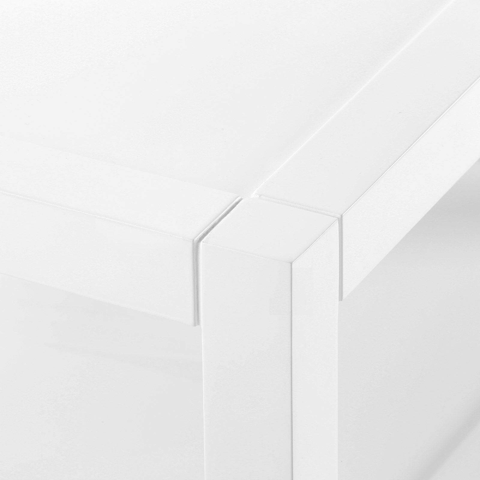 PROVIDENCE 1-DRAWER SIDE TABLE, WHITE PEARL
