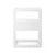PROVIDENCE 1-DRAWER SIDE TABLE, WHITE PEARL