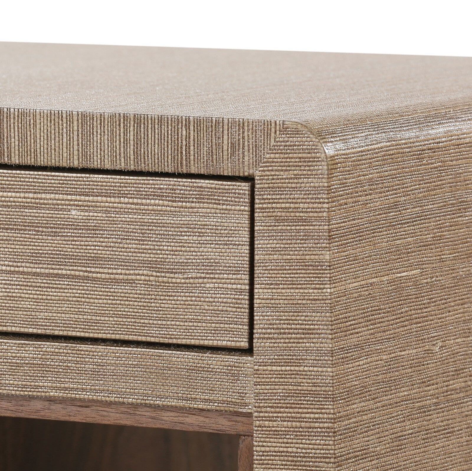 QING 2-DRAWER SIDE TABLE, CANVAS CREAM