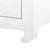 QING 2-DRAWER SIDE TABLE, CHIFFON WHITE