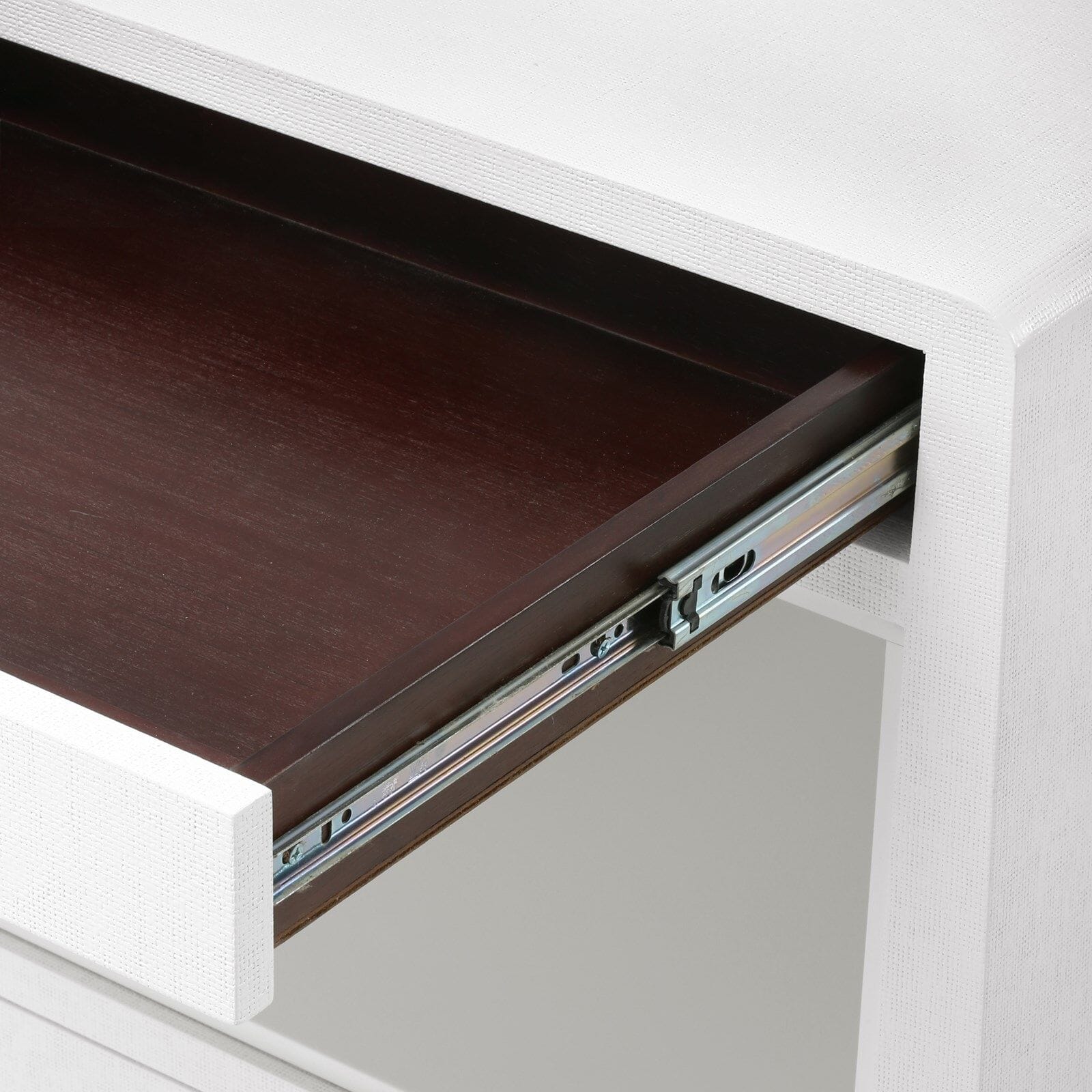 QING 2-DRAWER SIDE TABLE, CHIFFON WHITE