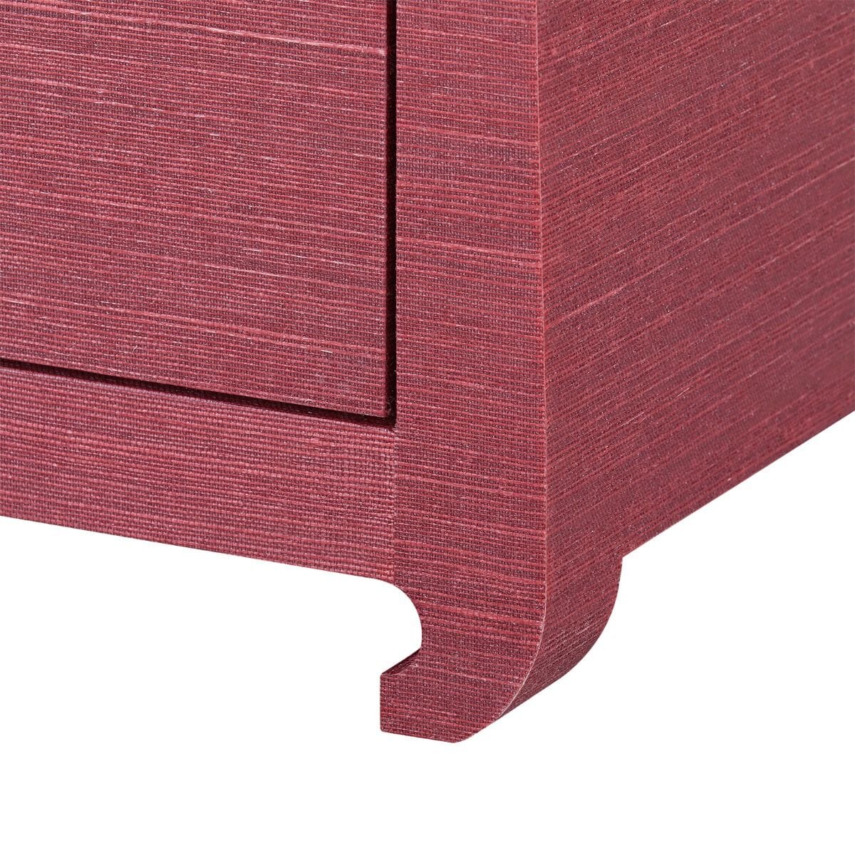 QING 2-DRAWER SIDE TABLE, RED