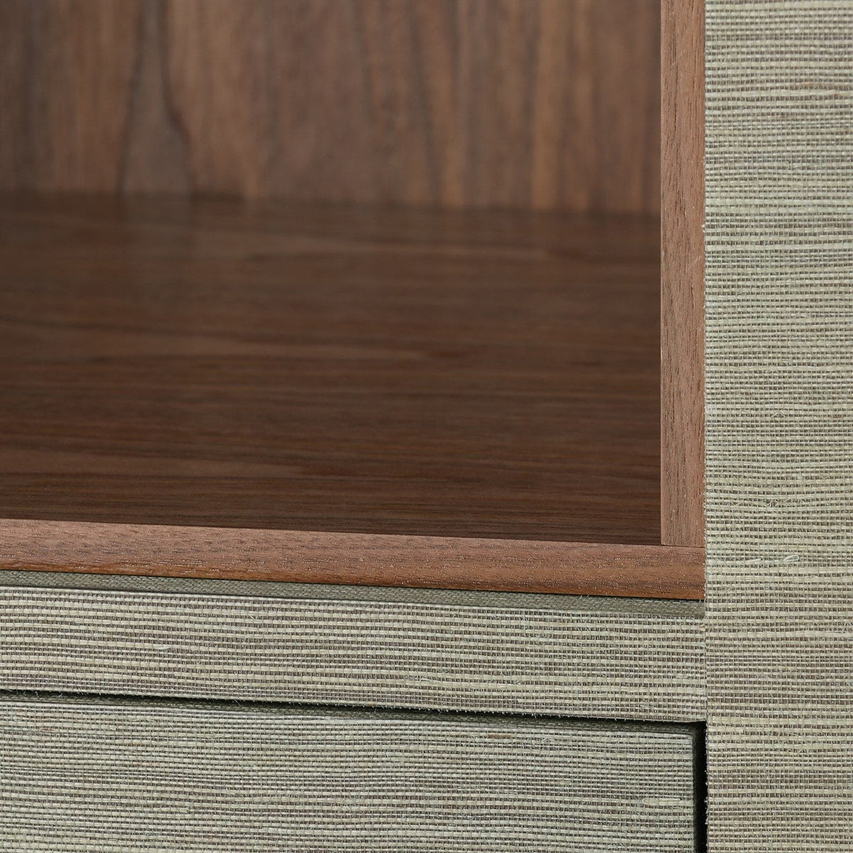 QING 2-DRAWER SIDE TABLE, SAGE GREEN