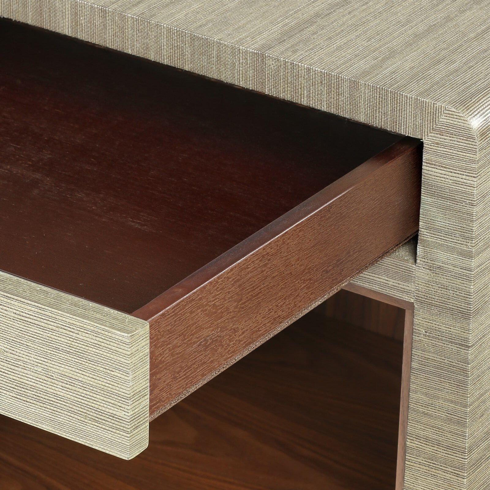QING 2-DRAWER SIDE TABLE, SAGE GREEN
