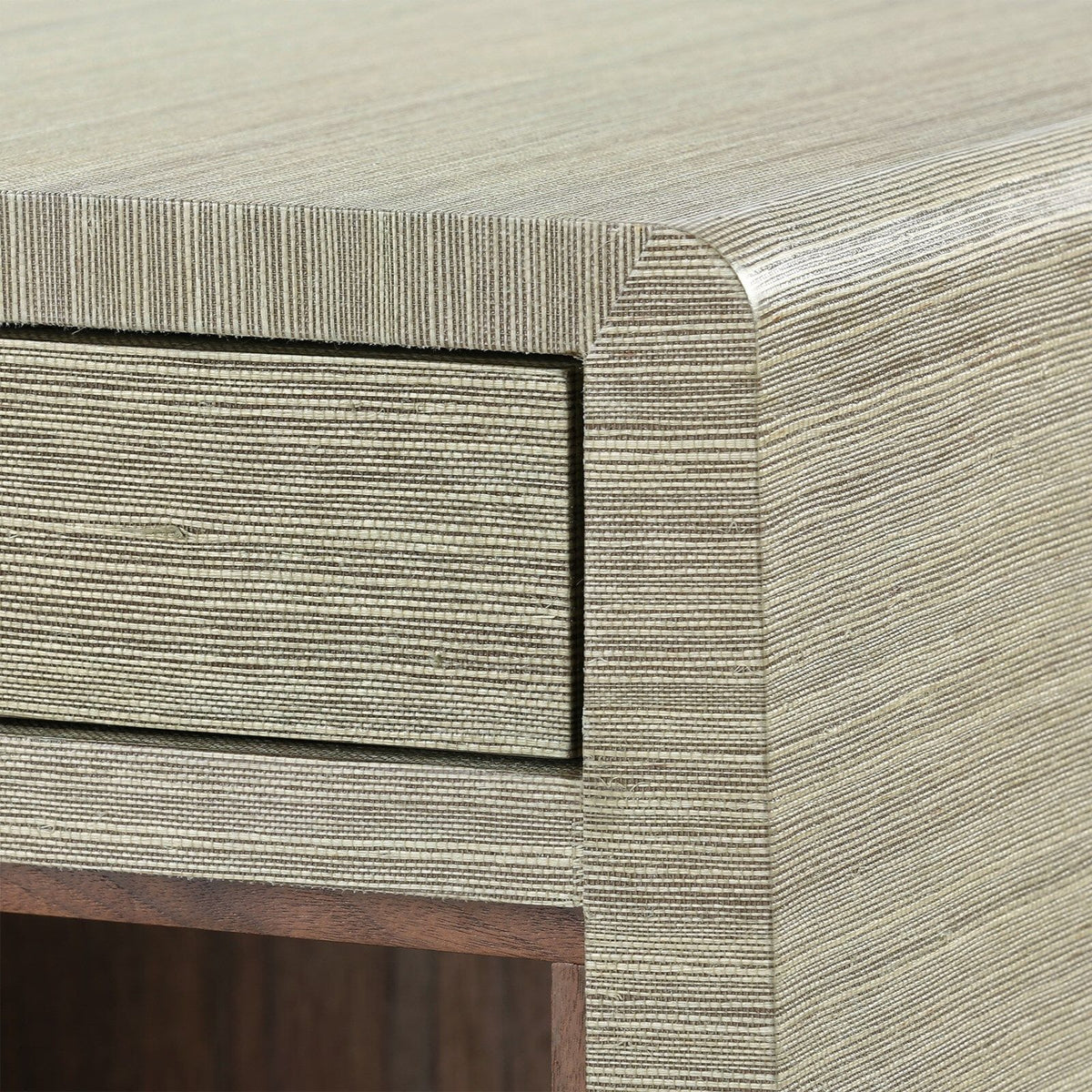 QING 2-DRAWER SIDE TABLE, SAGE GREEN