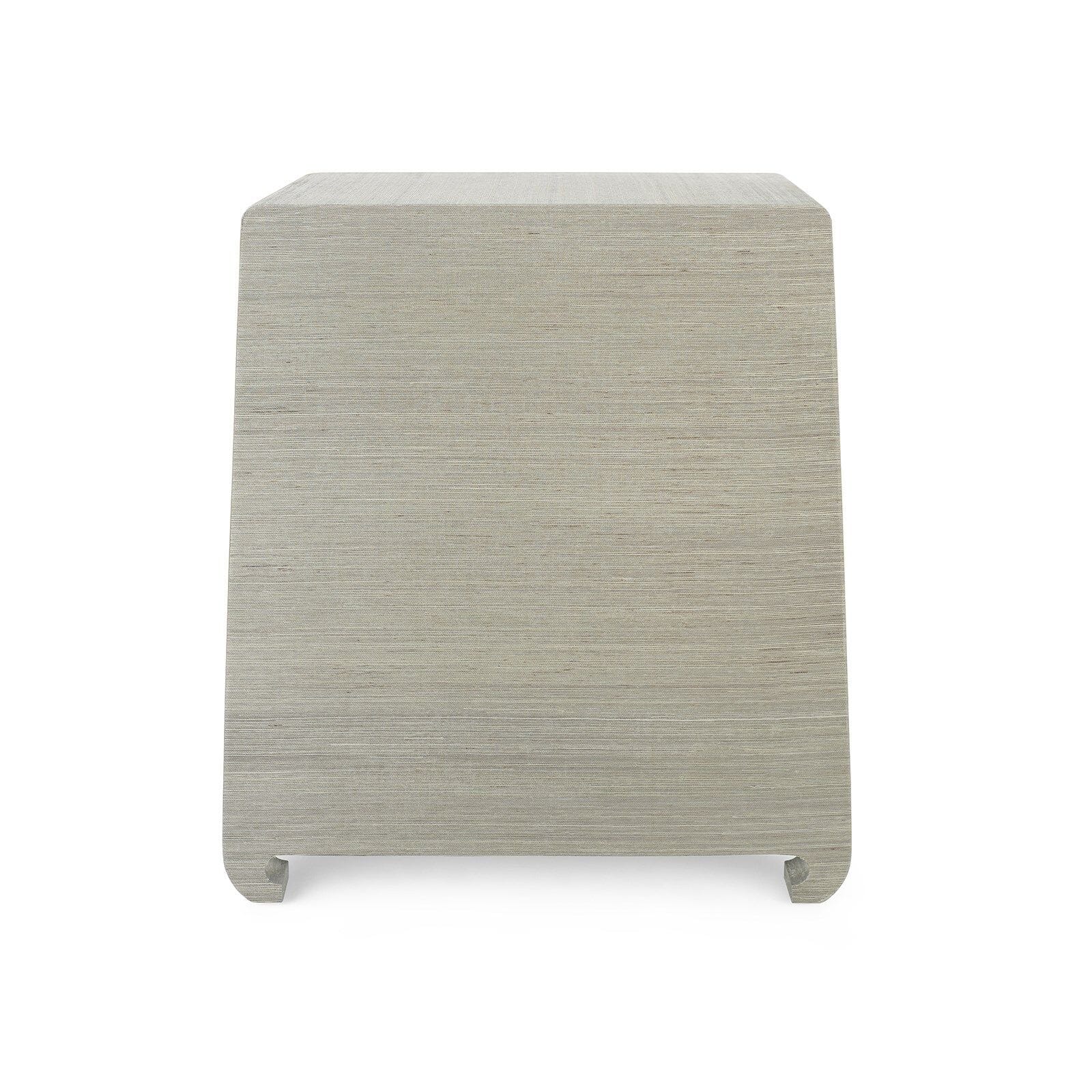 QING 2-DRAWER SIDE TABLE, SAGE GREEN