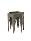 Radium Hexagonal Accent Table - Tempest